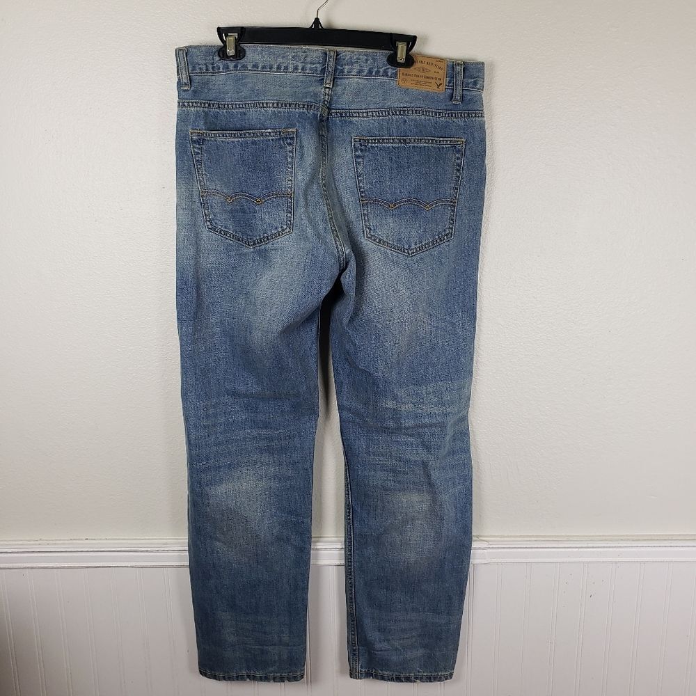 Men's American Eagle Outfitters Slim Straight Denim Jeans Size 36X32 - Picture 4 of 10